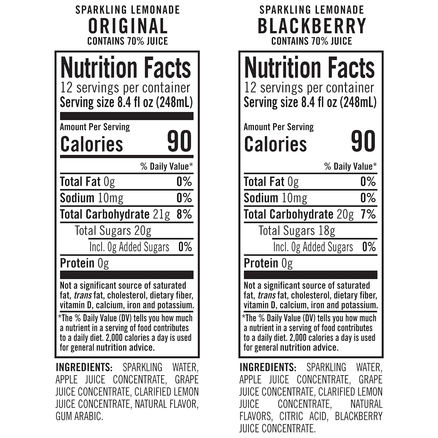 Izze Sparkling Juice, 4 Flavor Variety Pack, 8.4 Fl Oz (24 Count) - Image 5